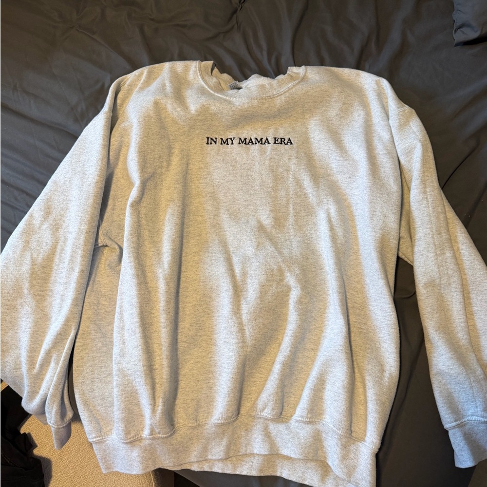 Embroidered 'In My Mama Era' Crewneck